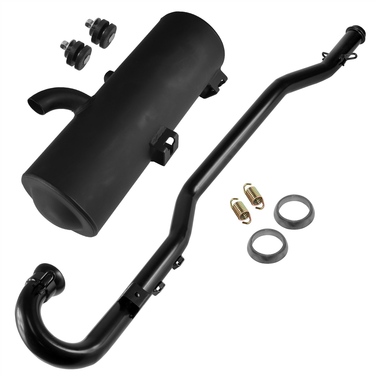 Exhaust Muffler & Pipe W/ Gasket For Polaris SPORTSMAN 600 2003 2004