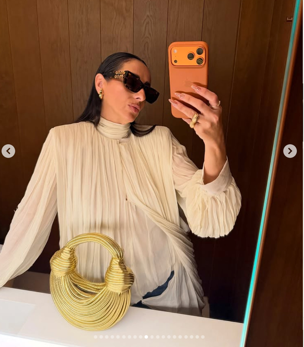 ZARA NEW WOMAN DRAPED SHOULDER PAD BLOUSE ZW LIMITED IVORY XS-L 1080/219/741