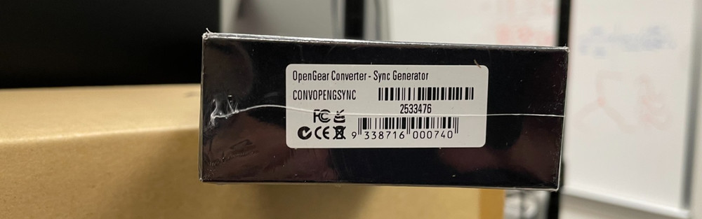 Blackmagic CONVOPENGSYNC OpenGear Converter Sync Generator NEW SEALED