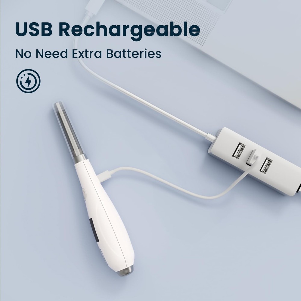 Etcokei Thread Burner, USB Rechargeable Thread Zapper with LCD Display, Burn...