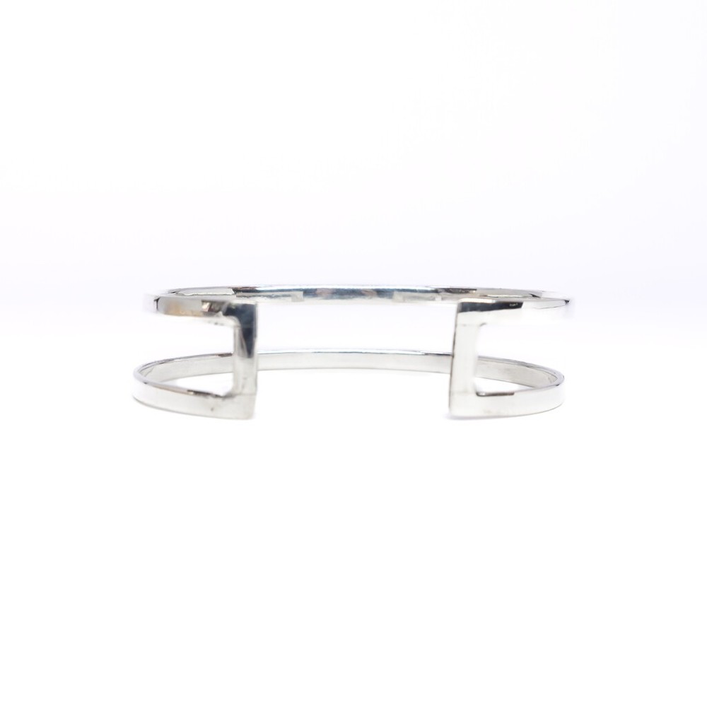 Solid Sterling Silver Cuff Bangle 66mm #61603