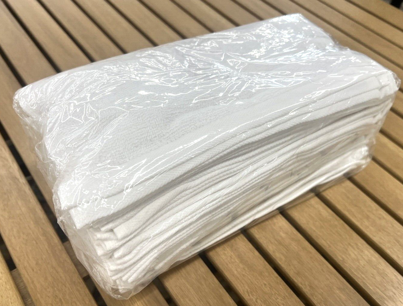 24 Hilton Sobel Westex White Washcloths 100% Cotton 12” x 12” New & Sealed