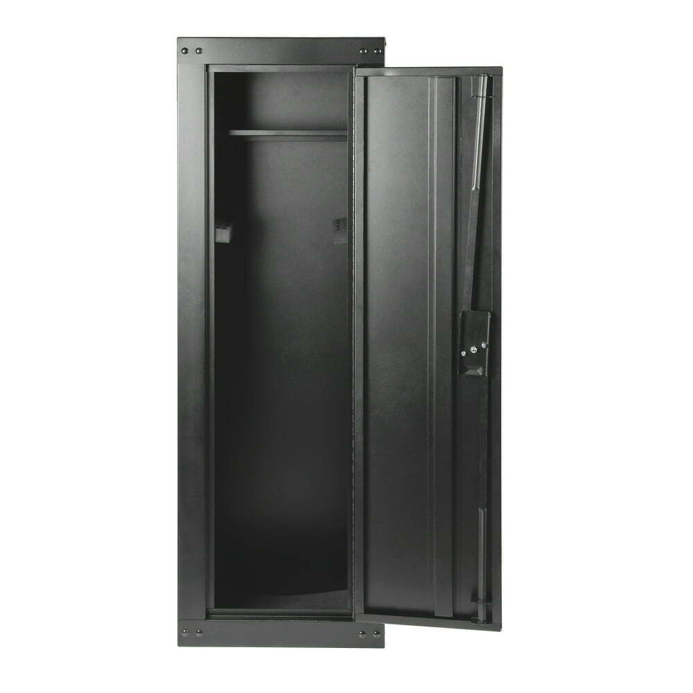 8-Gun Ready to Assemble Steel Gun Security Cabinet Key Coded Lock Storage Safe