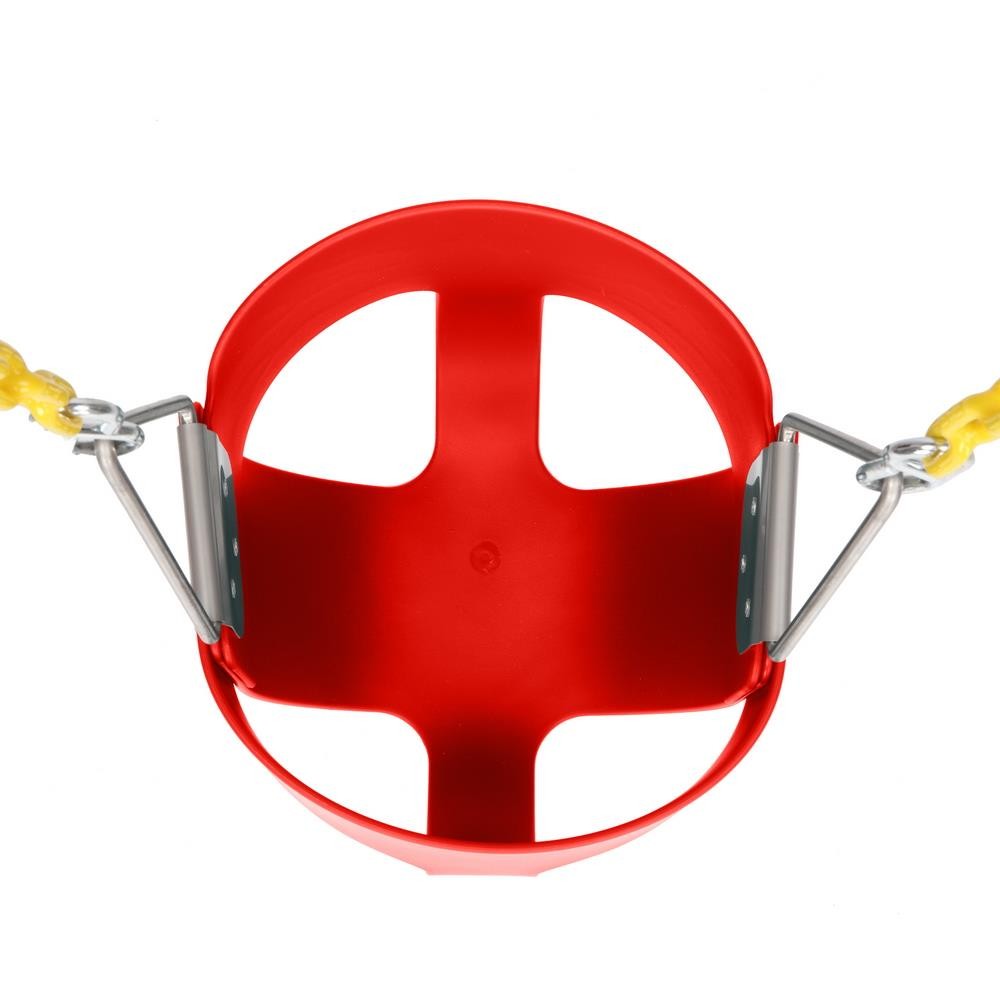 Heavy-Duty High Back Full Bucket Toddler Swing Seat with Chain Fully Assembled