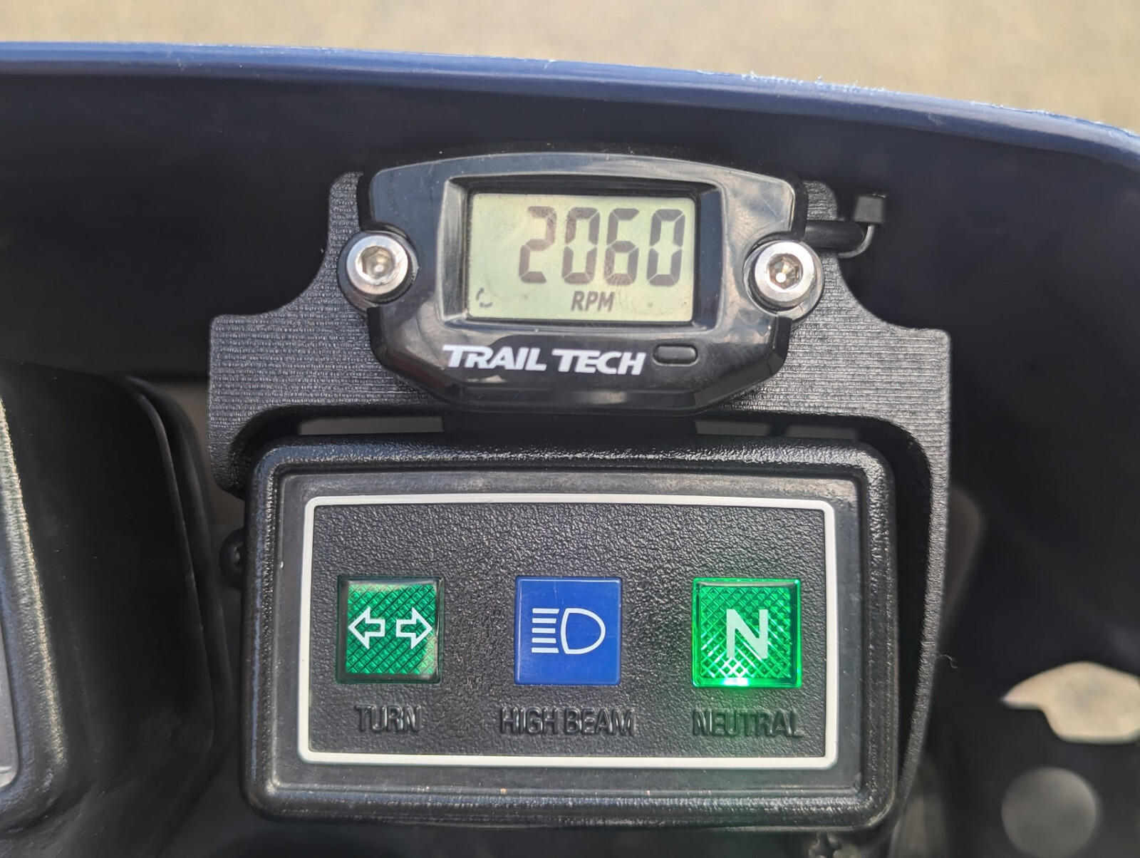 Yamaha TW200 Trail Tech Tachometer Mount Kit