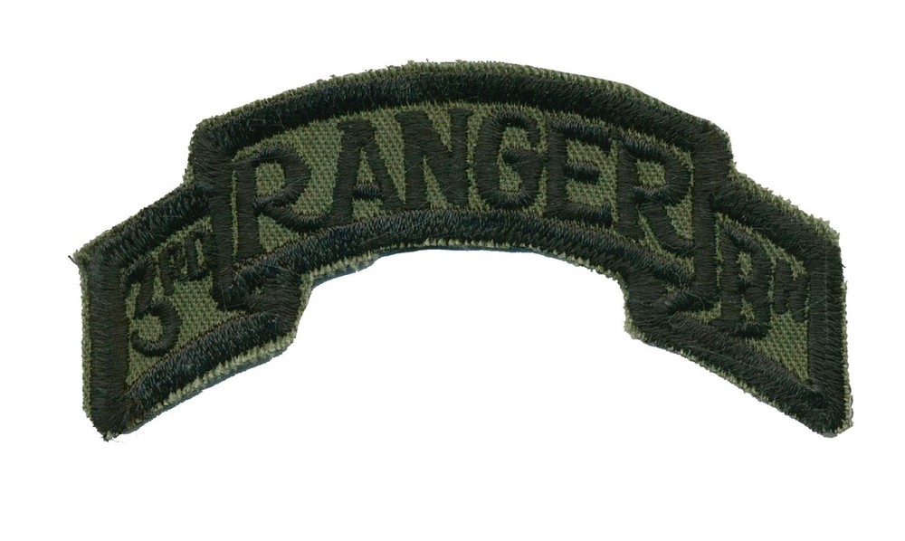 Army Patch: 3rd Bn 75th Ranger RGT Subdued Scroll  L005