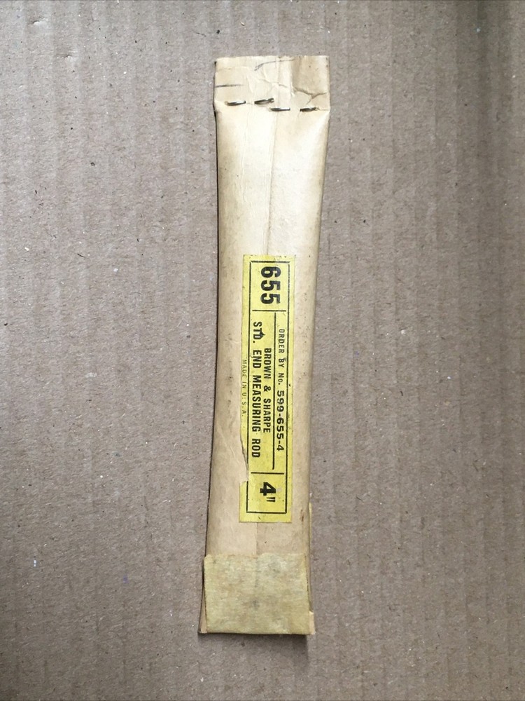 Brown & Sharpe 599-655-4 Micrometer Standard 4"