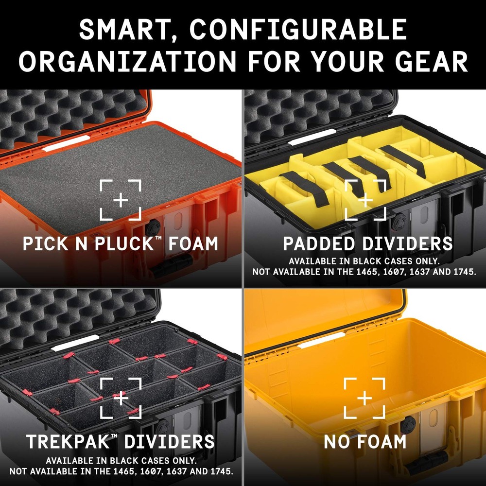 1507 Case With Foam - Yellow