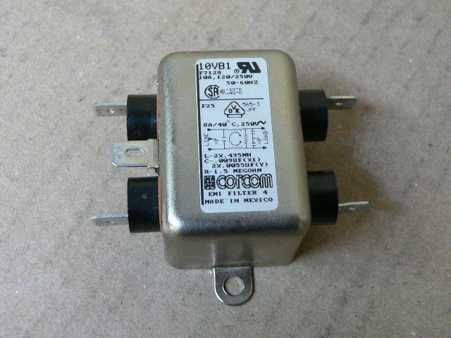 Corcom 10Vb1 Emi Filter