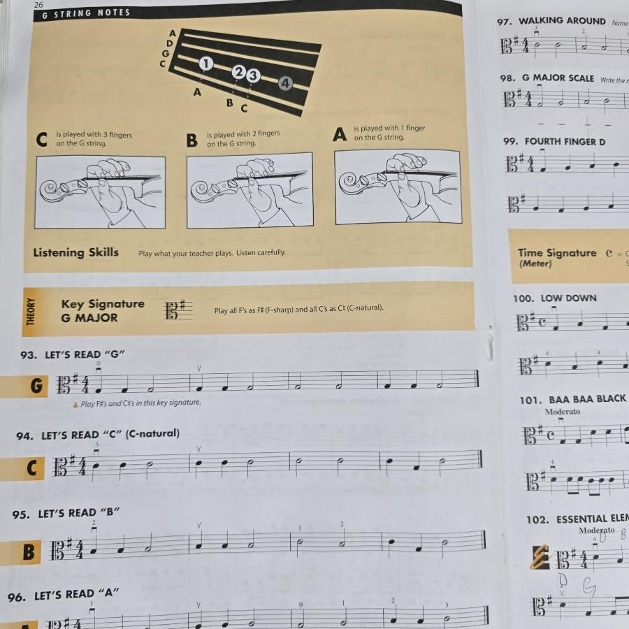 Essential Elements For Strings Viola Book 1 Hal Leonard Workbook 2002 Music