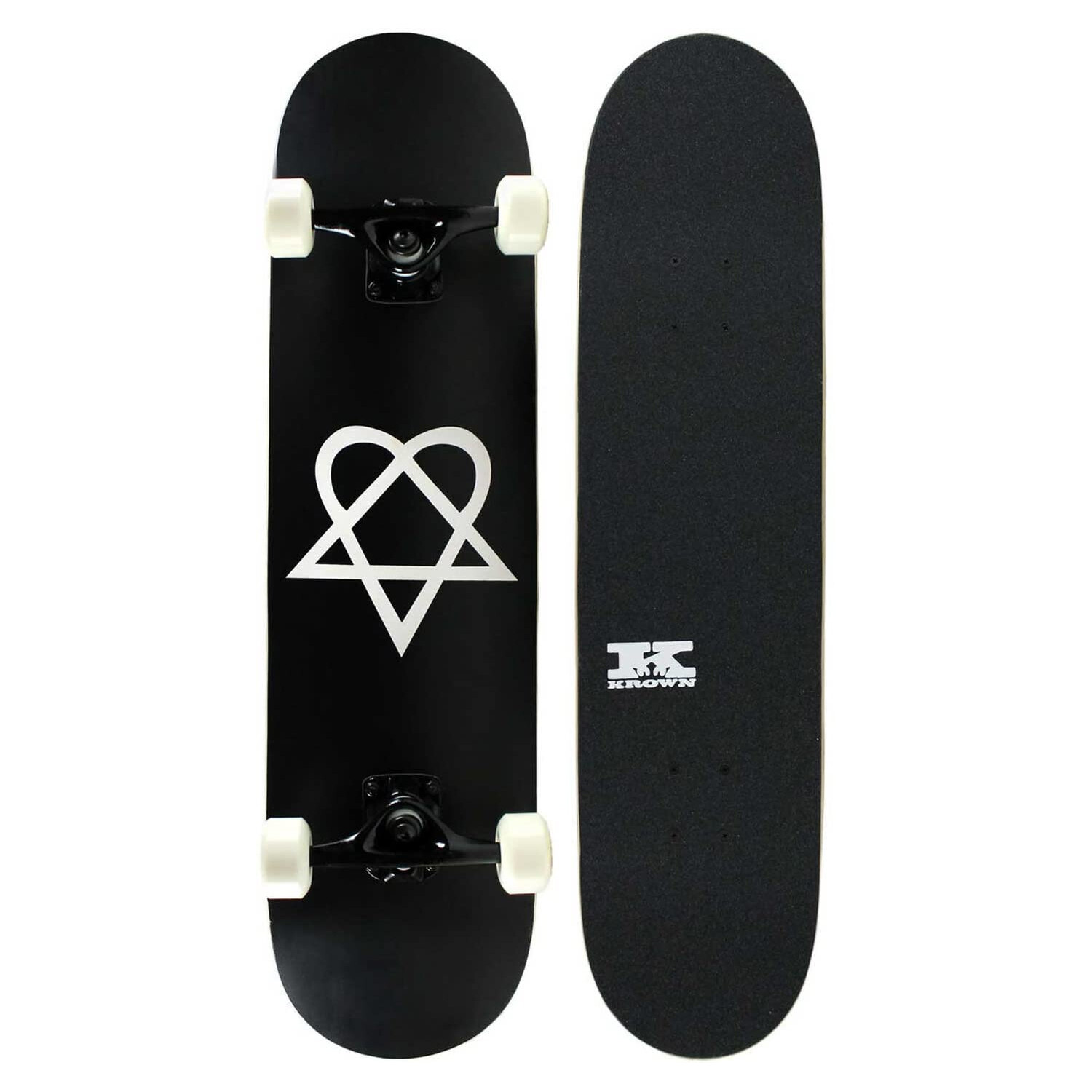 Krown KPC Skateboard Complete Heartagram 7.75"