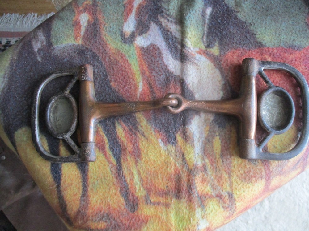 5" JOHN LYONS WESTERN SWEET IRON SNAFFLE DEE RING BIT