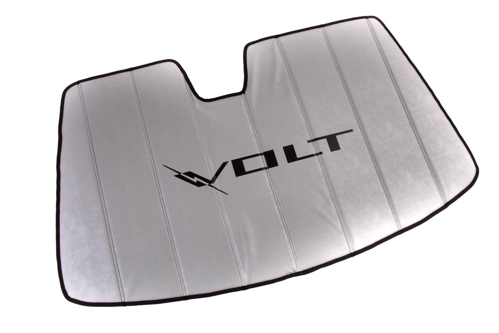 GM Accessories 23446096 Front Sunshade Package in Silver with Black Volt Script