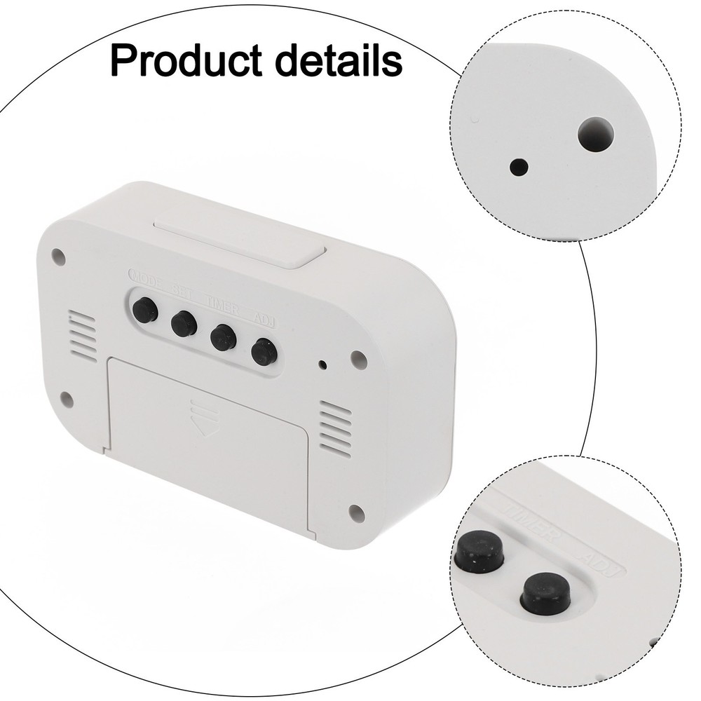 Stylish and Practical LED Digital Alarm Clock with Temperature Display