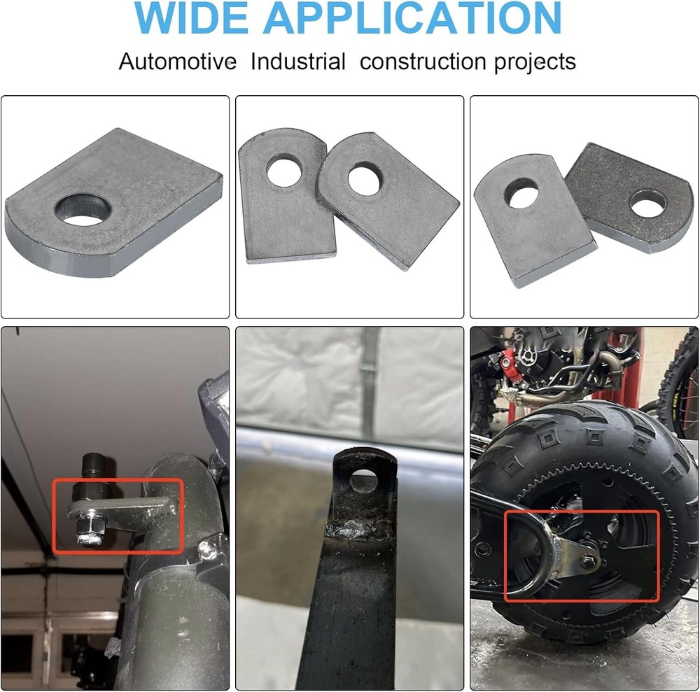 Weld on Tabs Steel Shock Basic Weld Tab Universal Weld on Tabs Flat Bottom Mo...