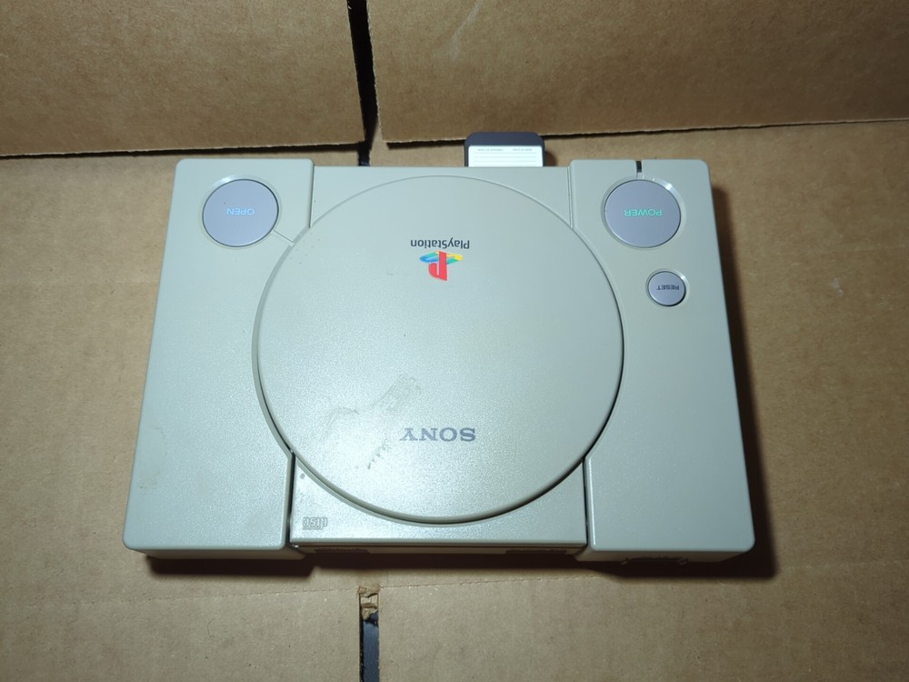 Sony PlayStation 1 PS1 Console SCPH-9001 Bundle w/Memory Card, Controller, Cords