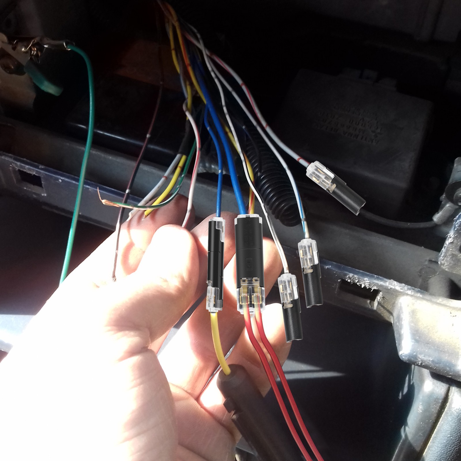 80PCS Plug-In Quick Wire Connector Kit 1-Pin 2-Pin Reusable Clamp Terminal Block