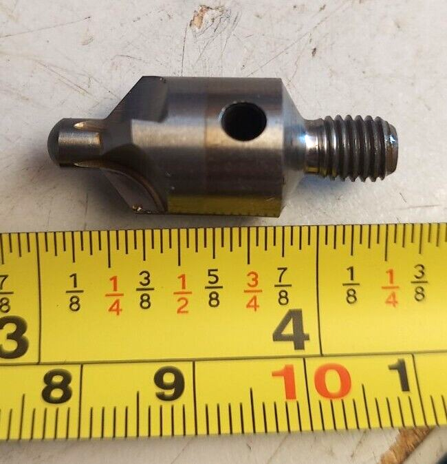Everede Tool CT-45-1-187 Carbide Threaded Shank Countersink