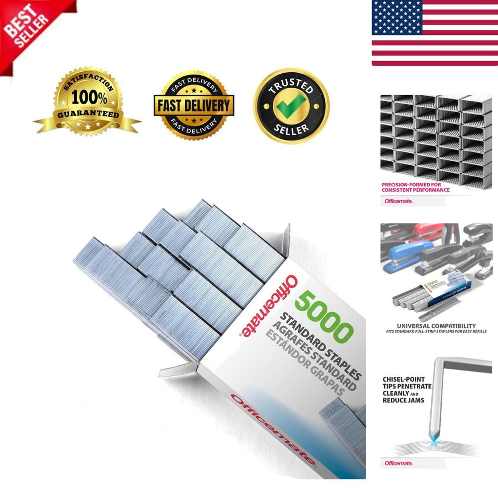 Chisel Point Staples 5000 Pack - Optimal Performance for Office and School Use