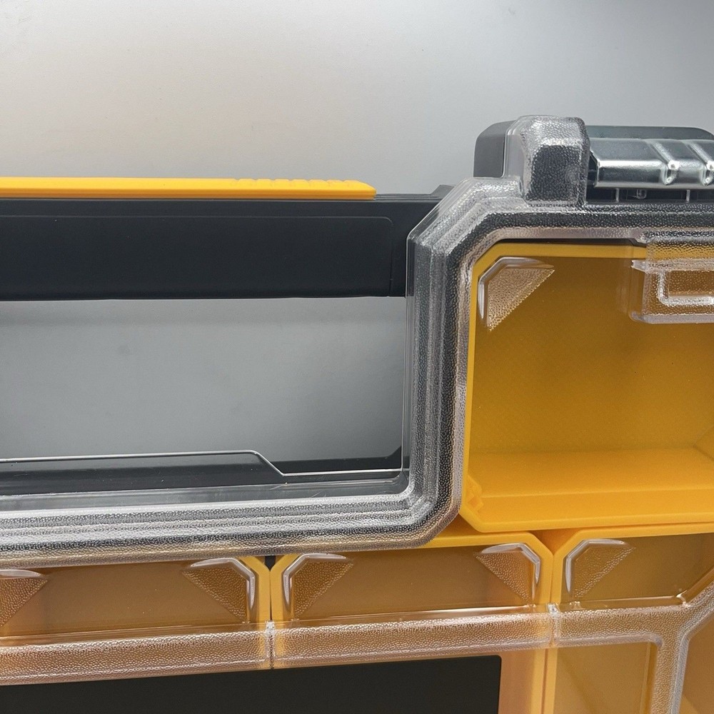 DEWALT SMALL PARTS TOOL STORAGE ORGANIZER STACKABLE REMOVEABLE 10-COMPARTMENT