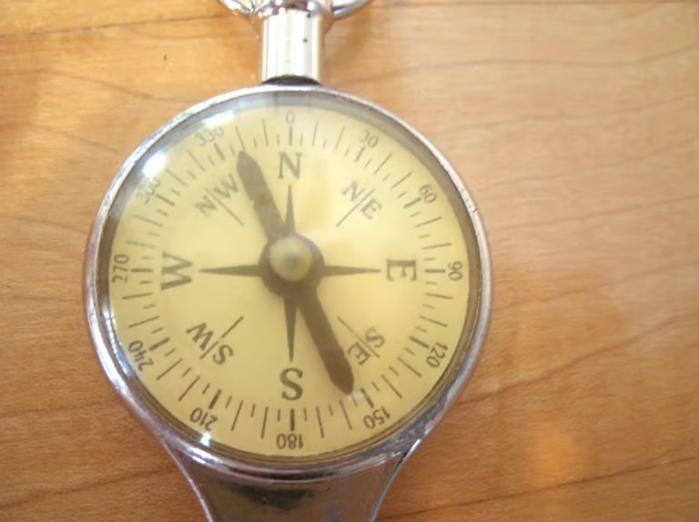Vintage German Map Measure - Compass