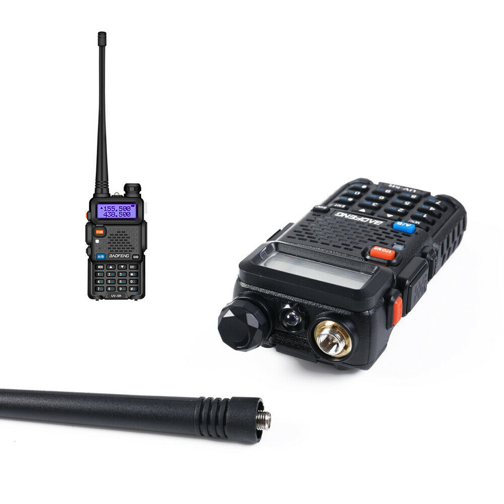 Baofeng UV-5R Walkie Talkies With Hand Mic VHF UHF Two-way Radio Dual Band Range