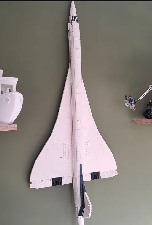 Wall Mount for Lego Icons Concorde 10318 - 3d Printed