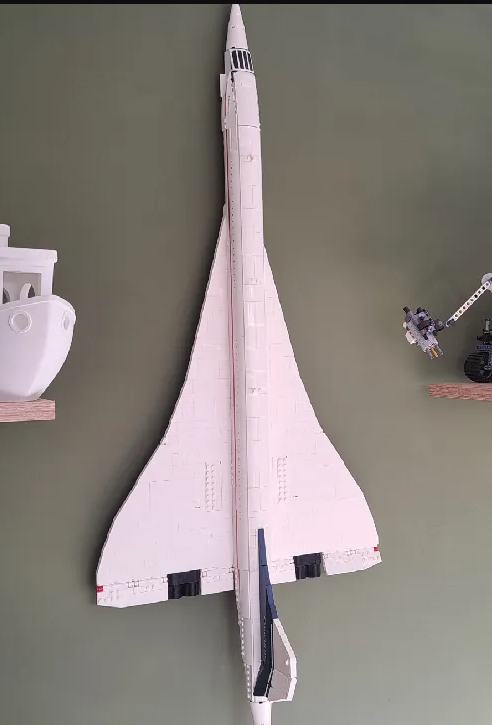 Wall Mount for Lego Icons Concorde 10318 - 3d Printed