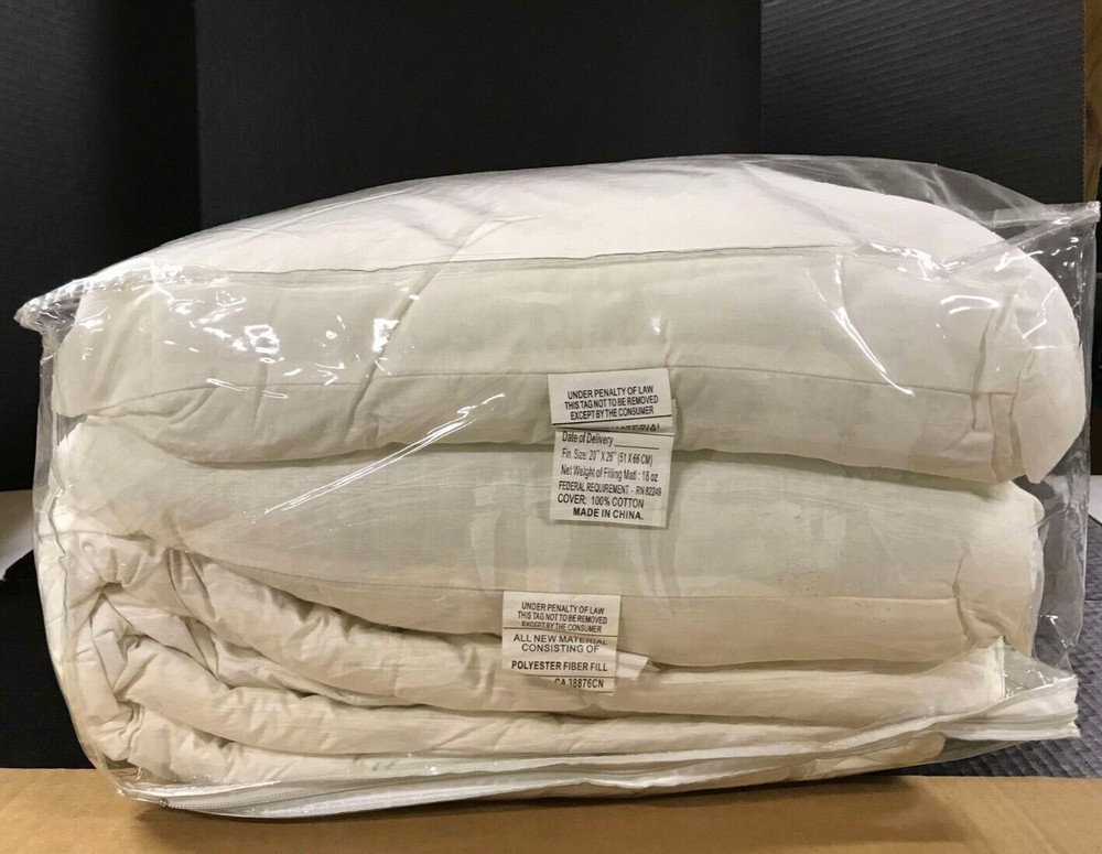 BedSoft King Size Feather Comforter & 2 Bonus Pillows - White - 230 Thread Count