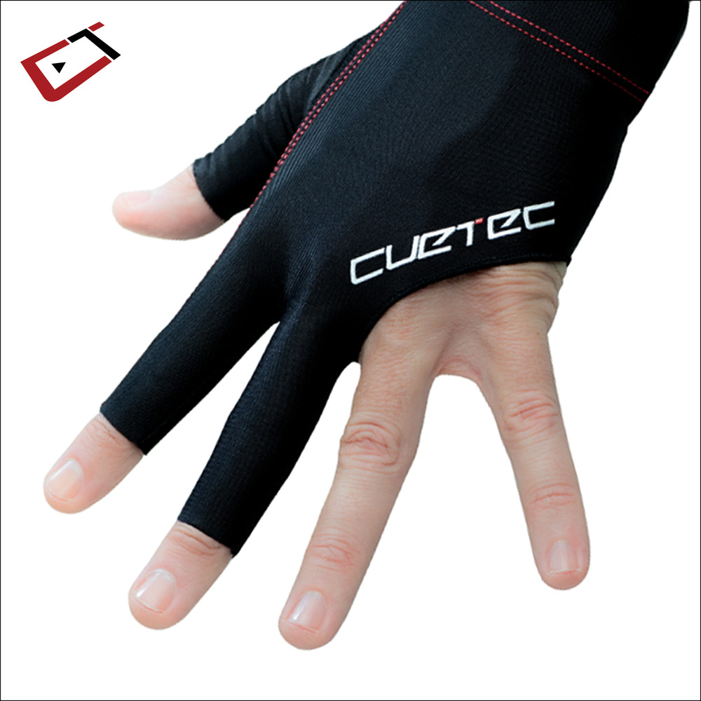 Cuetec AXIS Pool/Billiards Black Glove; Left Bridge Hand, X-Large