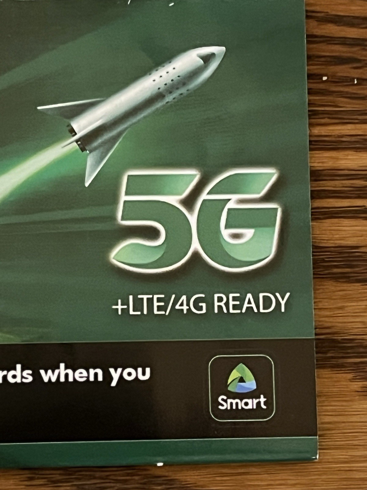 Philippines SMART Prepaid Sim Card Tri Cut 5g LTE ROAMING