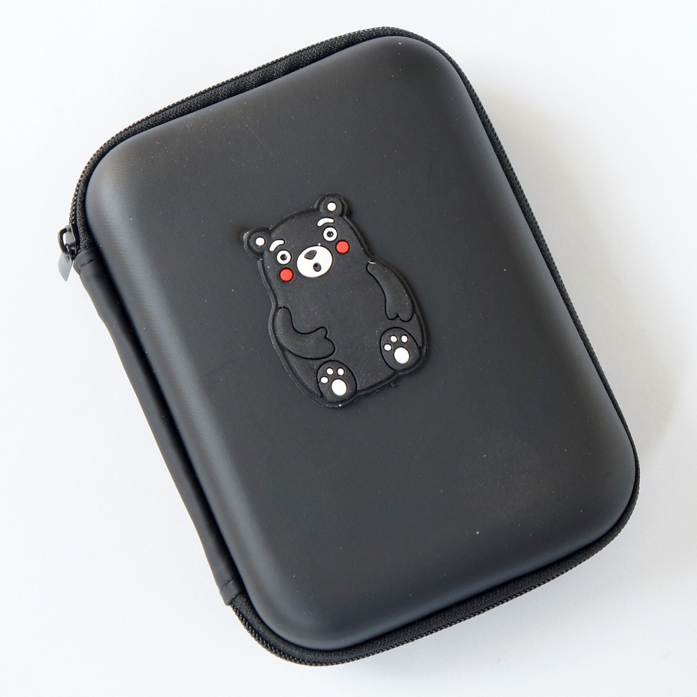 Kumamon Portable Accessories Organizer Case Adapter USB Cable Storage