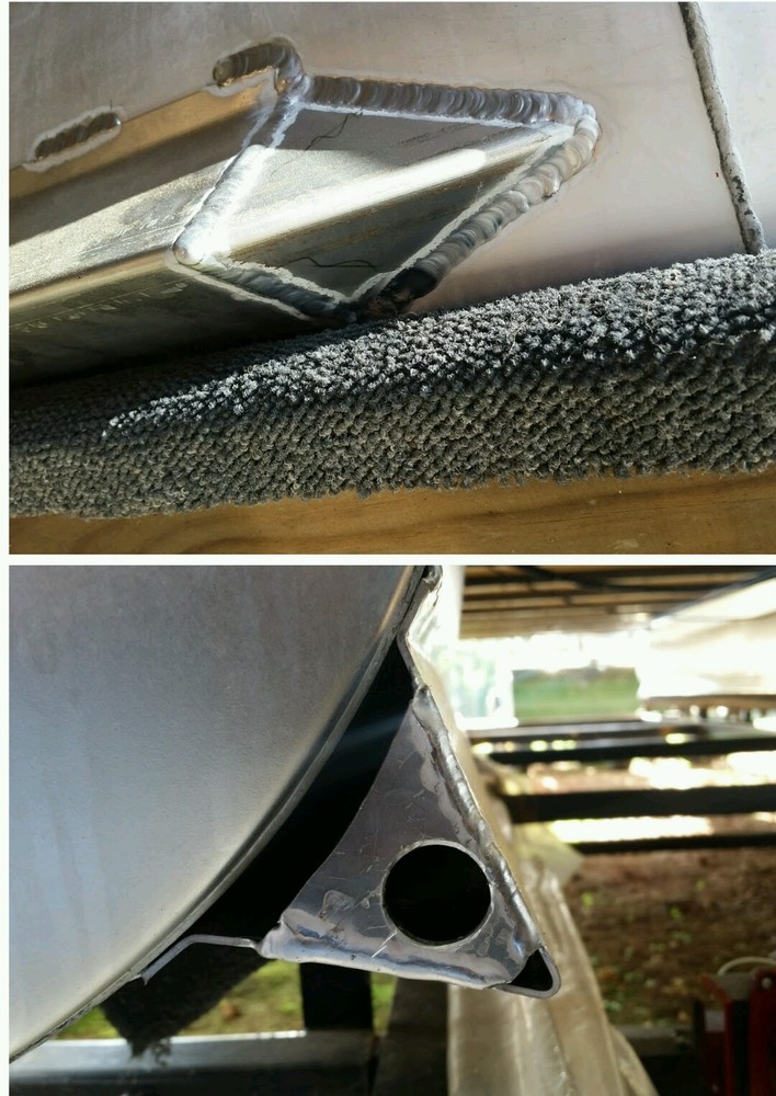 4" Pontoon lifting strakes cap kits