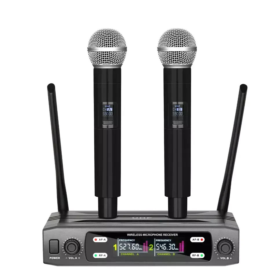 Ultimate Karaoke DJ Bundle - 4-Channel Bluetooth Mixer, Wireless Microphone Set