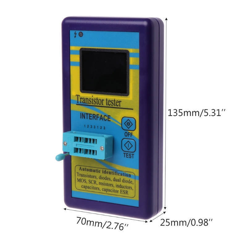 Digital Transistor Tester,M328 Multi-functional Capacitance Resistance Meter C#