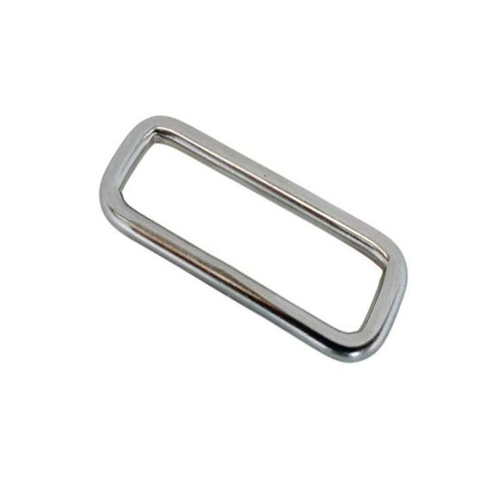 4PCS Mil Spec 3/16"x2" Rectangular Ring Rectangle Link Loop T304 Stainless Steel