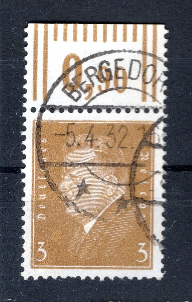 Dr-Weimar 410WOR Upper Edge Postmarked (81098