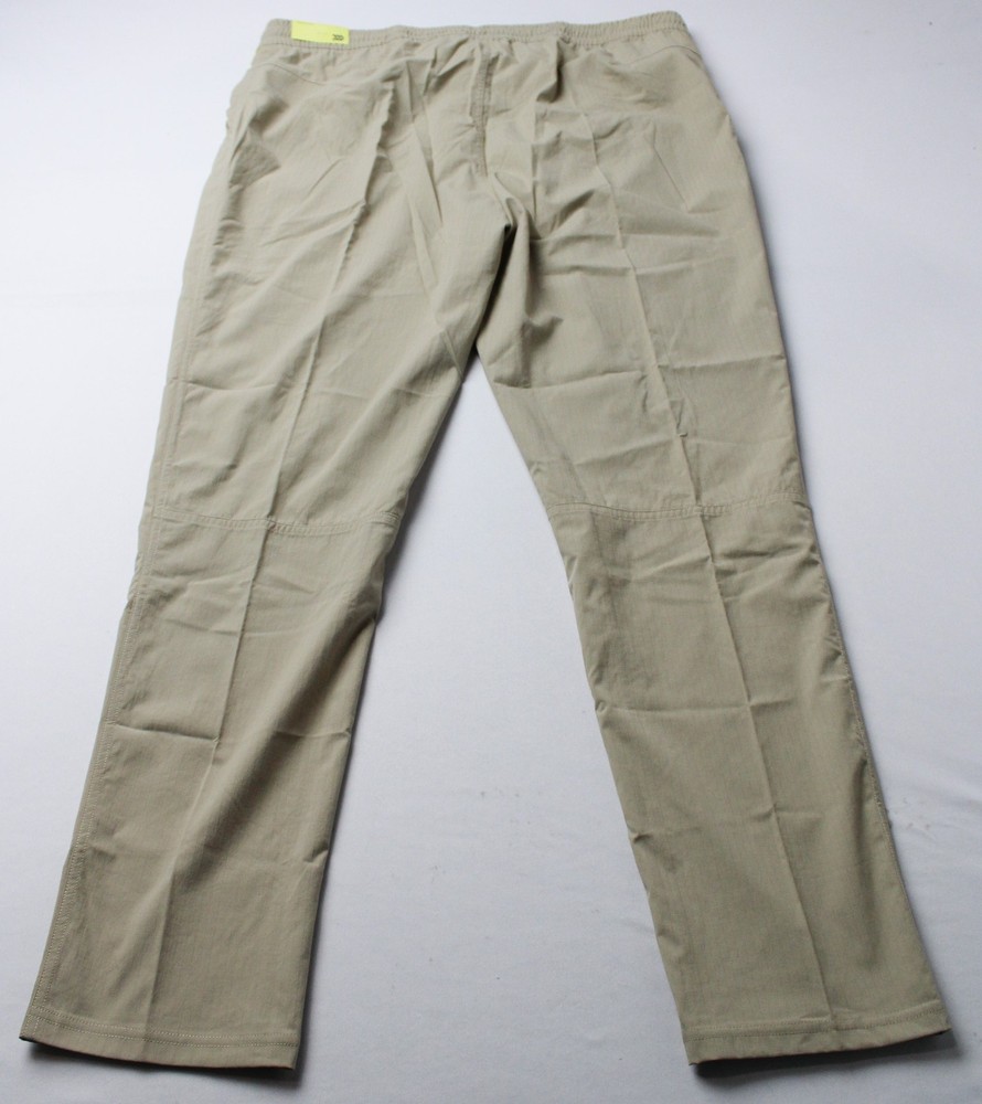 All In Motion Men's Solid Drawstring Waist Ripstop Pants EJ3 Khaki Large NWT