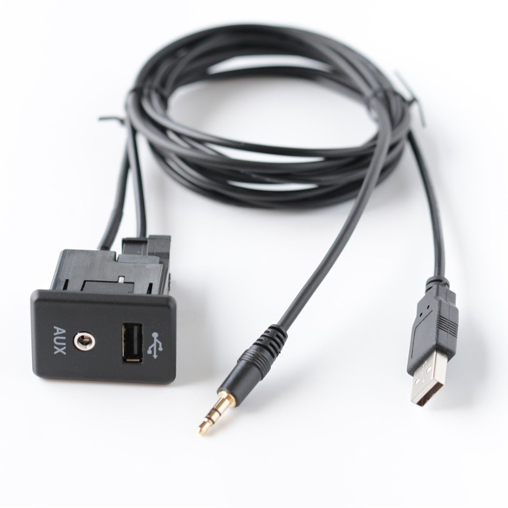 280234BA0B AUX Socket + USB Cable for Nissan Frontier Rogue and Altima Models