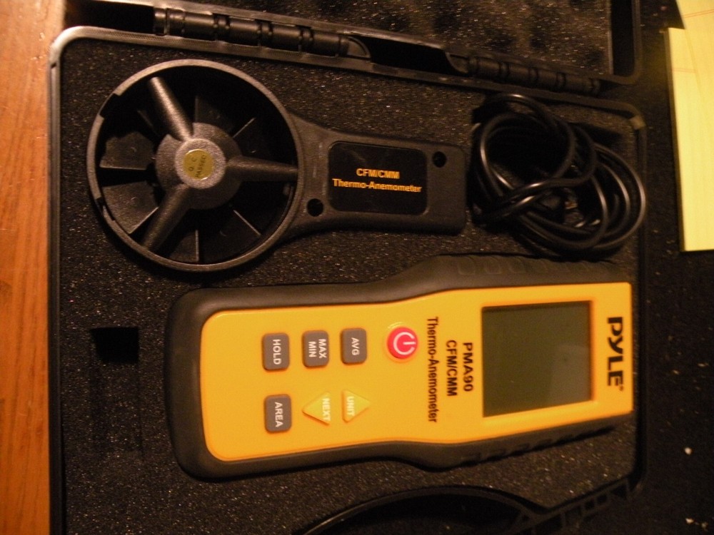 PYLE THERMO-ANEMOMETER # PMA-90 CFM/CMM WORKS