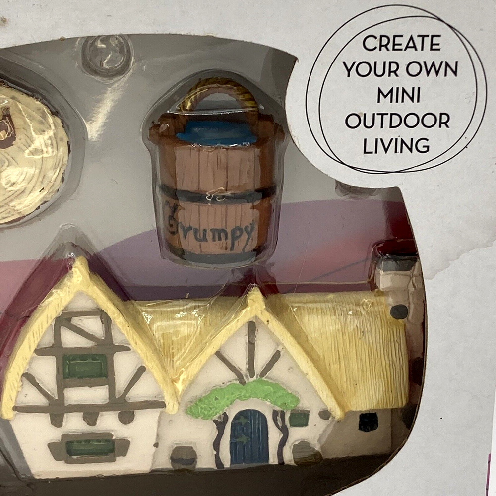 Disney Parks Grumpy Dwarf From Snow White Miniature Statuaries Garden Kit