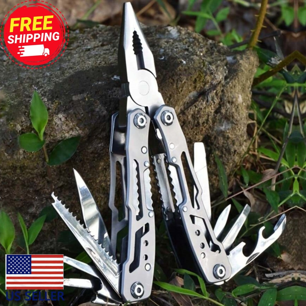 14-in-1 MINI Multitool Pliers Rugged & Practical Portable Pocket Camping Tools