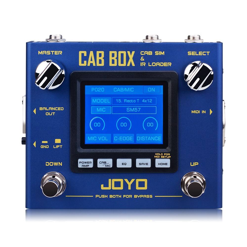JOYO Multi Effects IR Loading Cabinet Modeling Amp Simulator Pedal Power Adapter