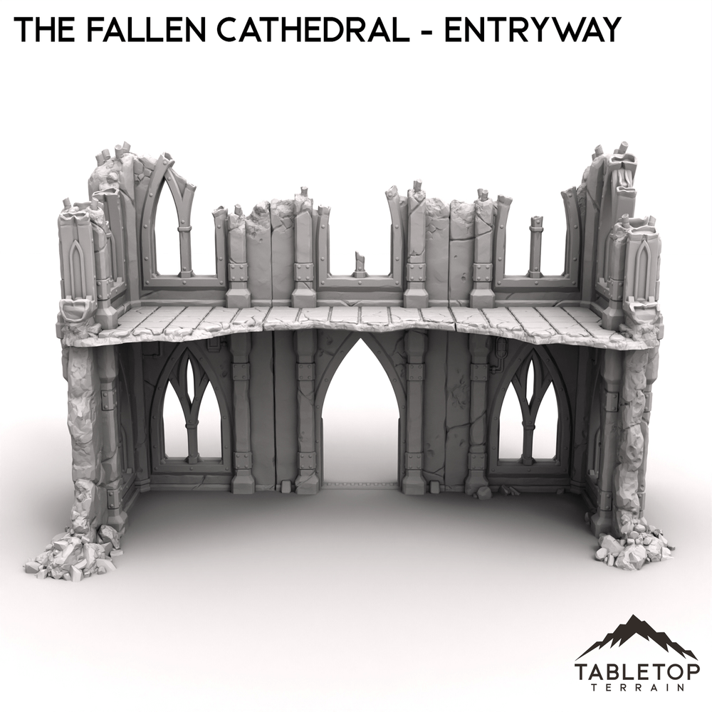 The Fallen Cathedral - Entryway - Grimdark Gothic Wargaming Tabletop