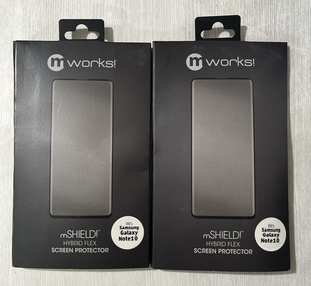2-Pack mWorks mShield Hybrid Flex Screen Protector For Samsung Galaxy Note10