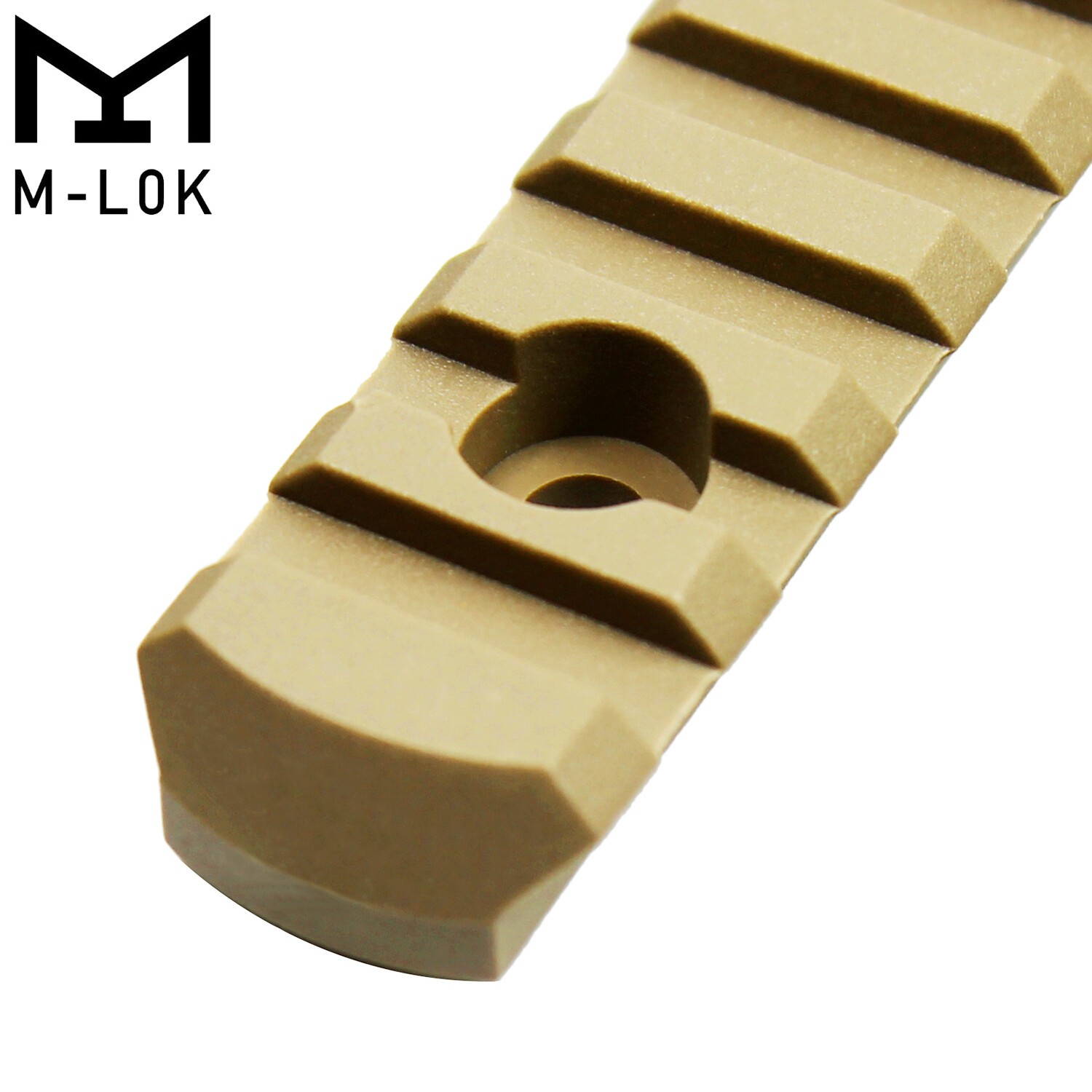 M-LOK Polymer Picatinny Weaver Rail Section Set 5 7 9 11 13 Slot 5PCS 5 Rail Set