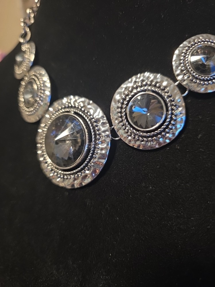 Chunky Silver Jewelry Set