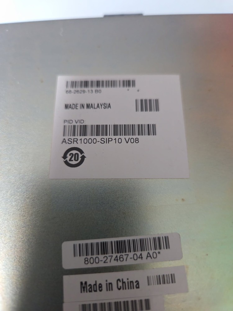 Cisco ASR1000-SIP10 V08 ASR1000 40GB SPA Interface Processor
