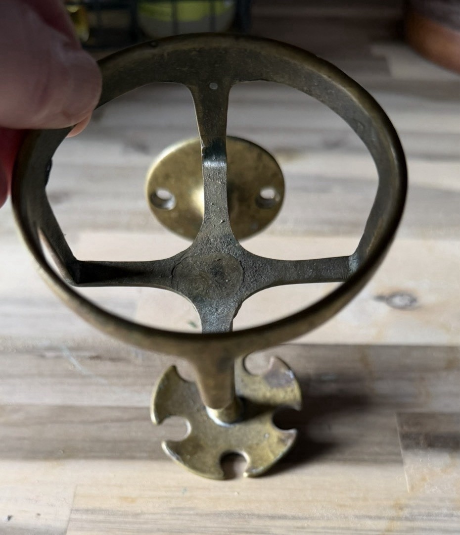 Antique Brass Wall Mounted Toothbrush Holder Matte Finish for Bathroom