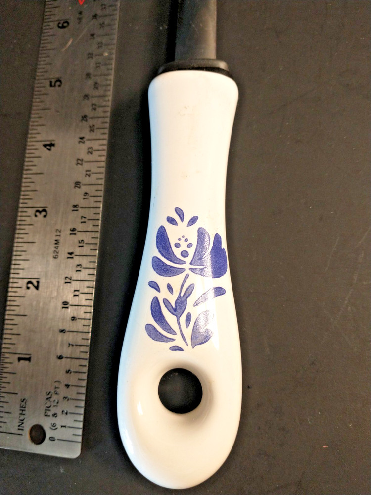 Pfaltzgraff Yorktowne Ceramic Handle Serving Fork 10.25" long